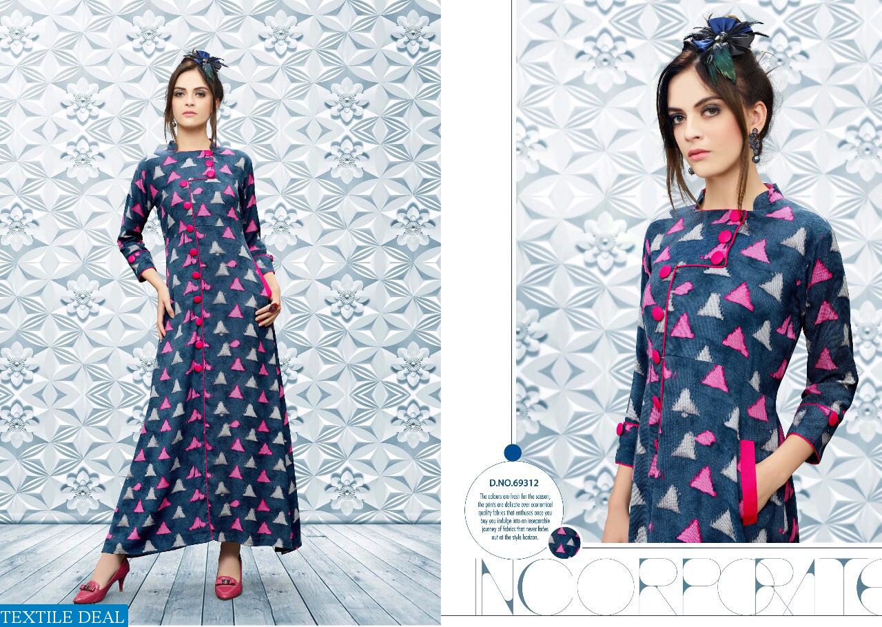 Exotic Wholesale Ready made anarkali kurtis